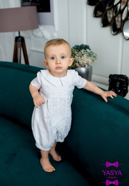 Лляний Пісочник з мереживом