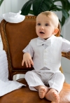 Костюмчик лляний  білий